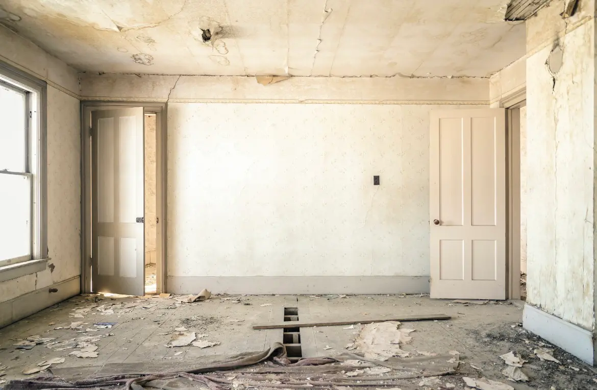 Waste disposal crew managing a cleanout project in Oakdale